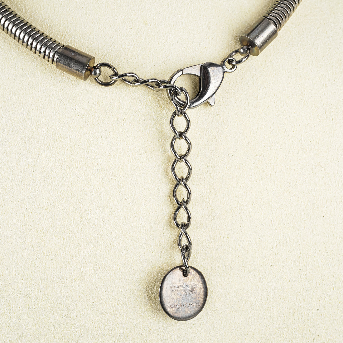 PONO "Esme" Silver-Tone 5 Golden Resin Pendant Necklace