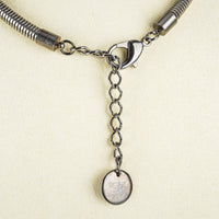 PONO "Esme" Silver-Tone 5 Golden Resin Pendant Necklace