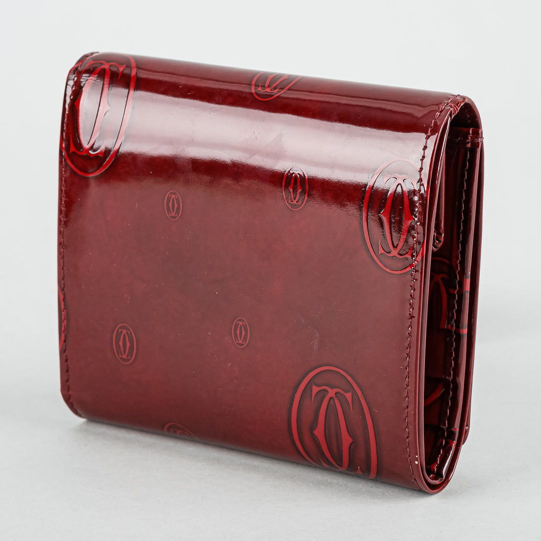 CARTIER Crimson"Happy Birthday" Wallet
