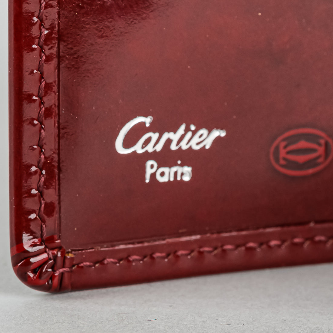CARTIER Crimson"Happy Birthday" Wallet