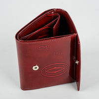 CARTIER Crimson"Happy Birthday" Wallet