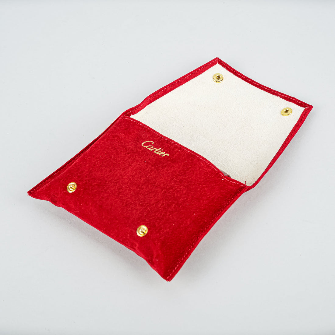 CARTIER Crimson"Happy Birthday" Wallet