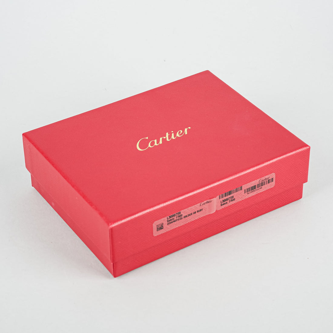 CARTIER Crimson"Happy Birthday" Wallet