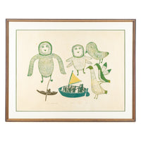 Lucy Qinnuayuak (Cape Dorset 1915-1982) "Journey Through a Dream"