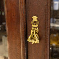 Modern Georgian Style Mahogany Finish China Cabinet