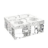 ORREFORS Helen Krantz PUZZLE Tealight Holders Set of 4