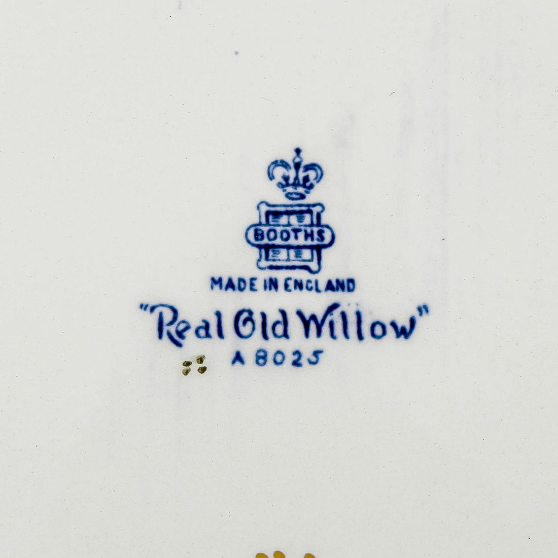 BOOTHS Real Old Willow 51 Pieces