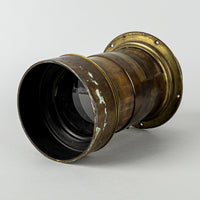 J.H. DALLMEYER Antique Brass Petzval Type Portrait Lens