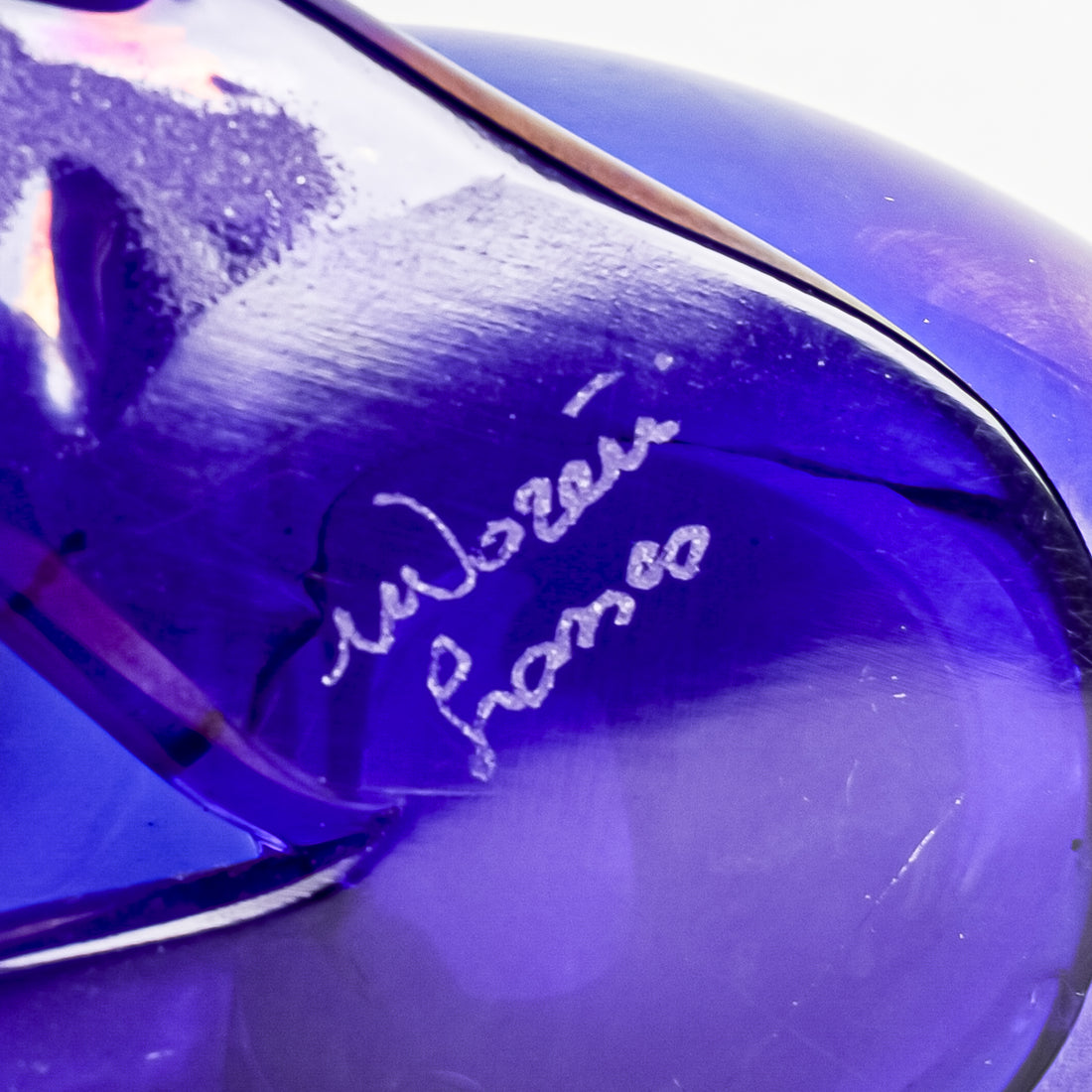 Franco Moretti Murano Art Glass Bird