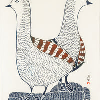 Pitalouisa (Inuit, Cape Dorset, 20th C) "Ptarmigans a Dream"
