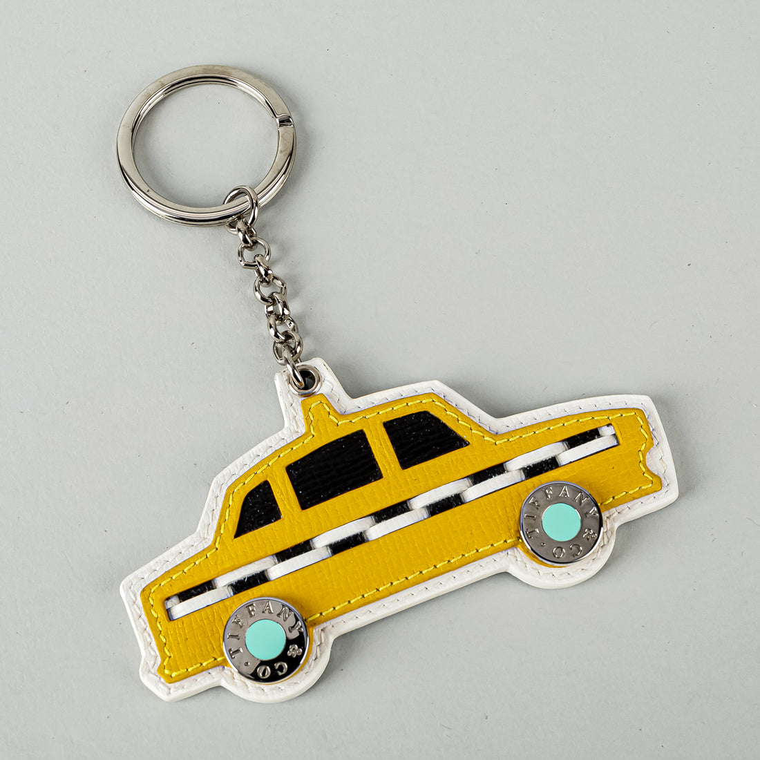 TIFFANY & CO Leather Taxie Cab Key Chain