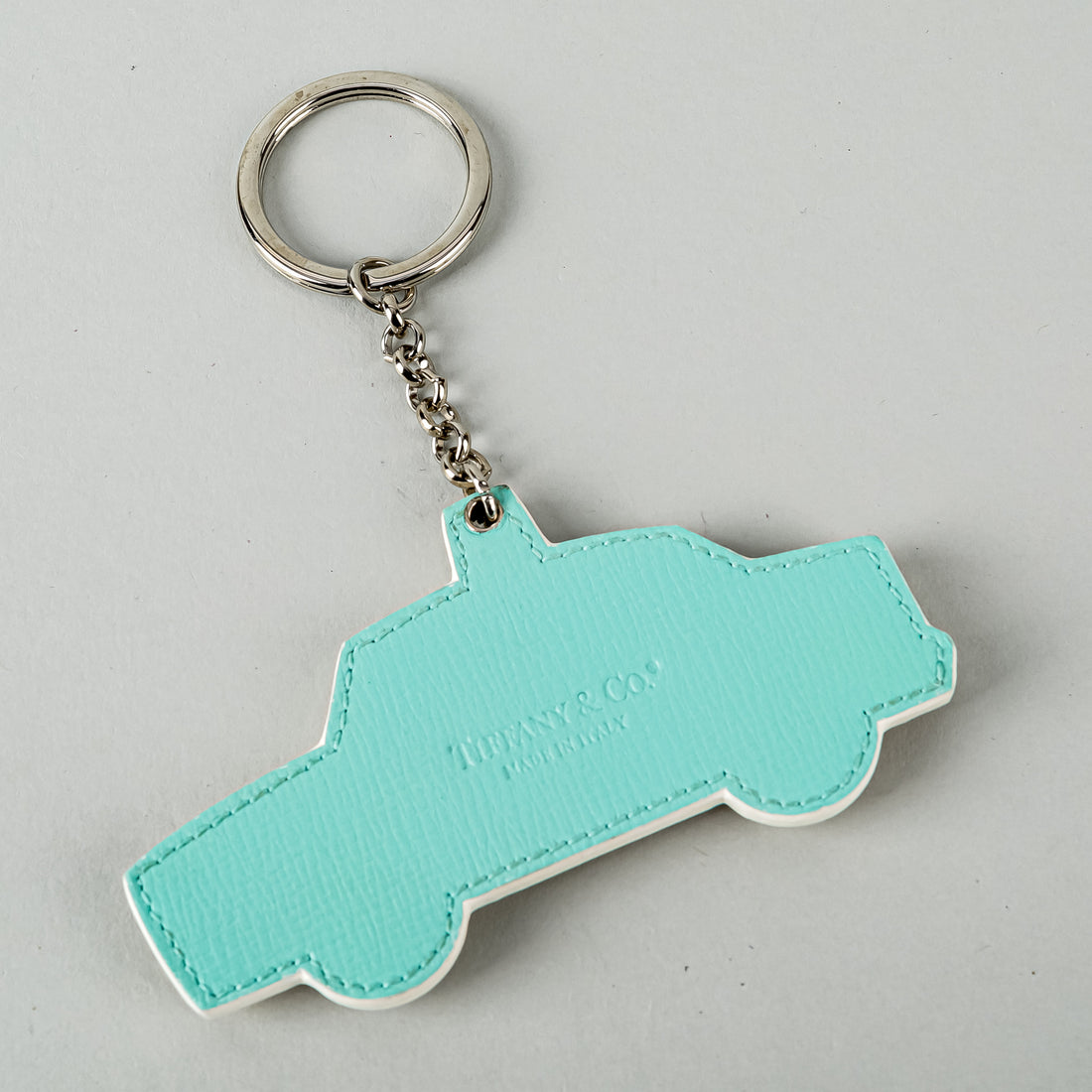 TIFFANY & CO Leather Taxie Cab Key Chain