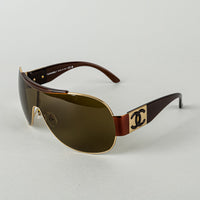 Chanel Vintage Shield Sunglasses