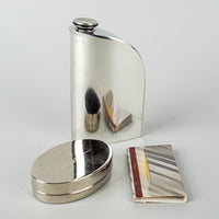 British Airways Concorde Chris Middleton Flask With Lint Brush And Book of Matches