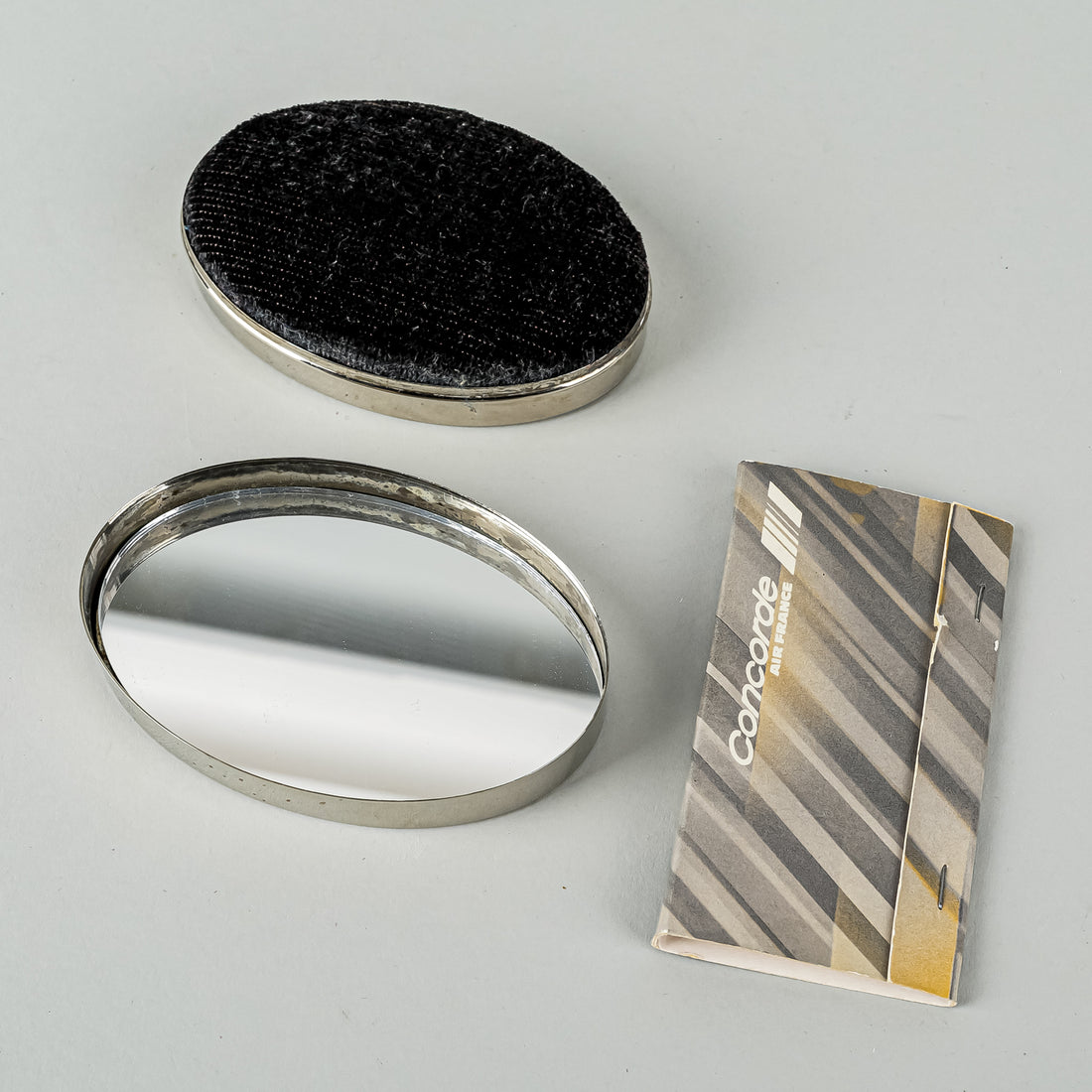 British Airways Concorde Chris Middleton Flask With Lint Brush And Book of Matches