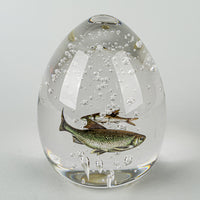 TOAN KLEIN Circling Fish Paperweight - Signed
