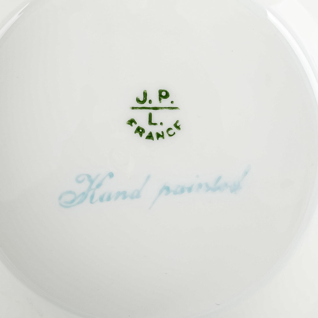 JEAN POUYAT Limoges Hand Painted Roses Footed Bowl