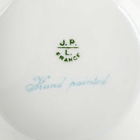 JEAN POUYAT Limoges Hand Painted Roses Footed Bowl
