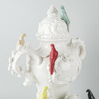 REBIRTH CERAMICS Figural Grouping - Putti With Birds