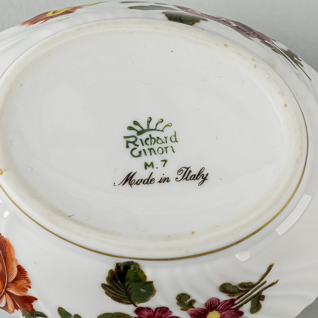 RICHARD GINORI Floral Small Teapot With Lid And Covered Sugar