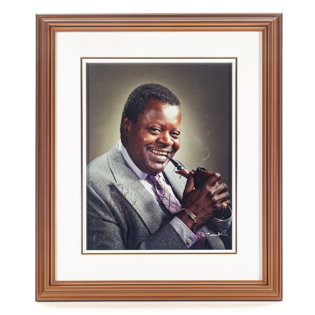 Cavouk Photo Portrait of Oscar Peterson - Signed