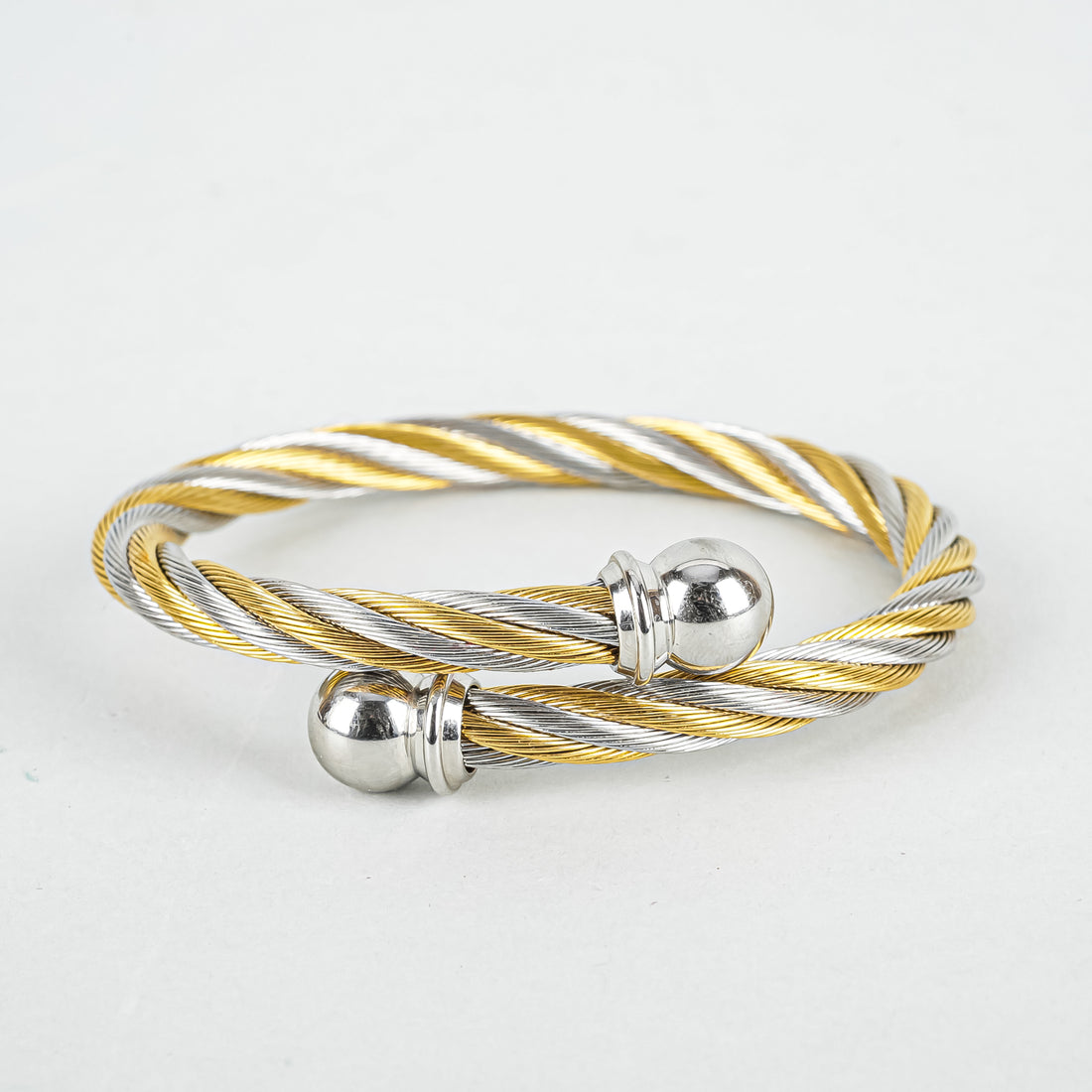 CHARRIOL Stainless Steel And Gold-Plated Celtic Orb Bracelet