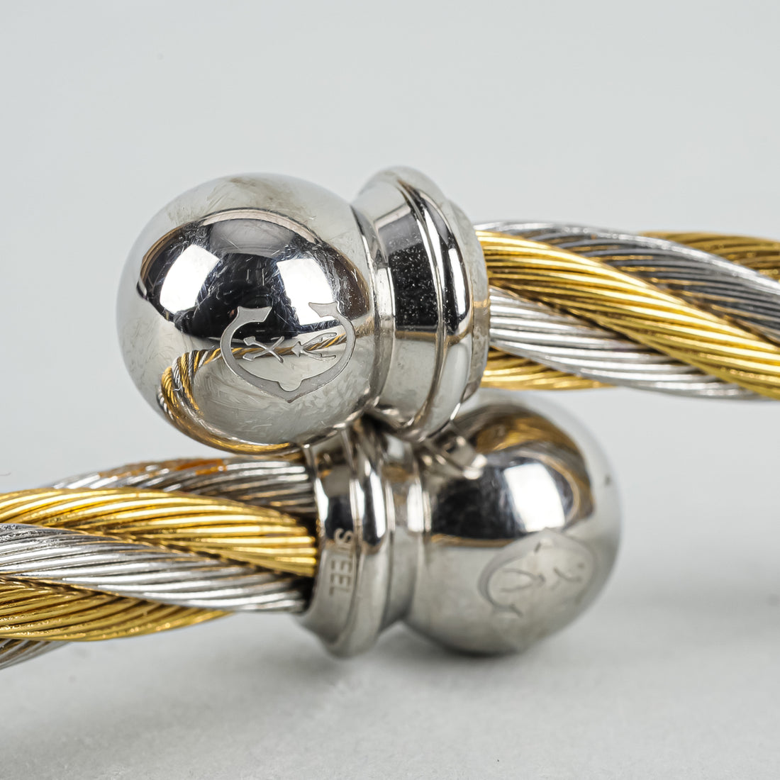 CHARRIOL Stainless Steel And Gold-Plated Celtic Orb Bracelet