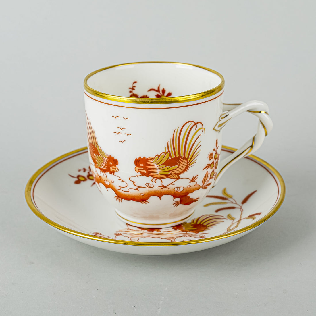 RICHARD GINORI Sienna Rust Coffee Cup & Saucer