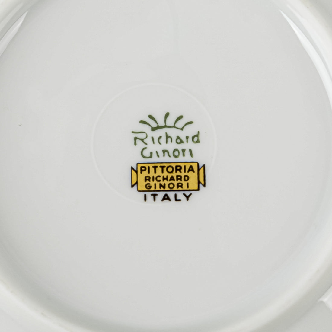 RICHARD GINORI Sienna Rust Coffee Cup & Saucer