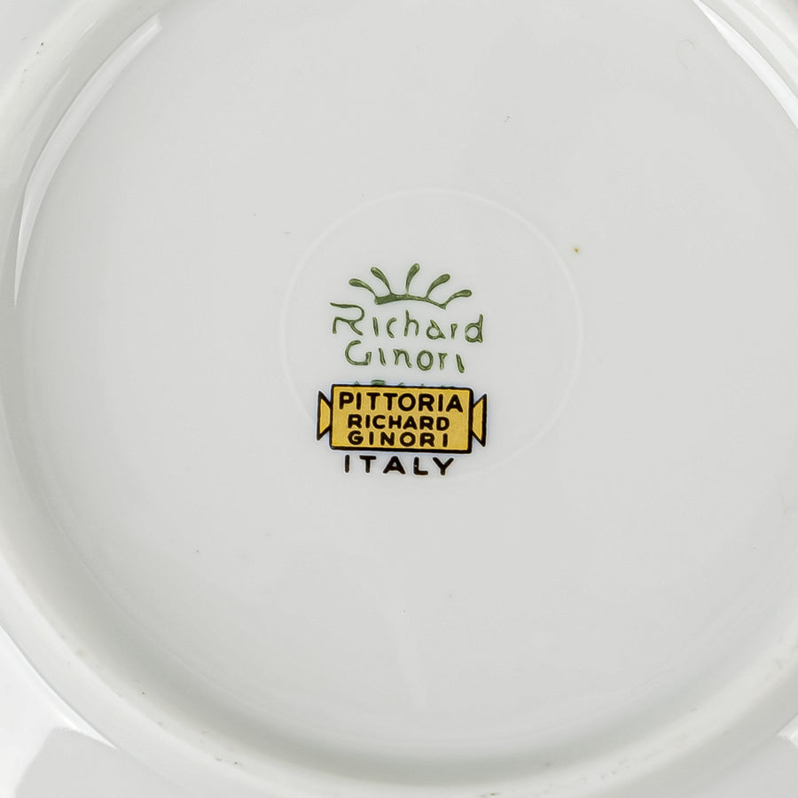 RICHARD GINORI Sienna Rust Coffee Cup & Saucer - Around The Block