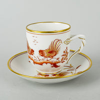RICHARD GINORI Sienna Rust Coffee Cup & Saucer