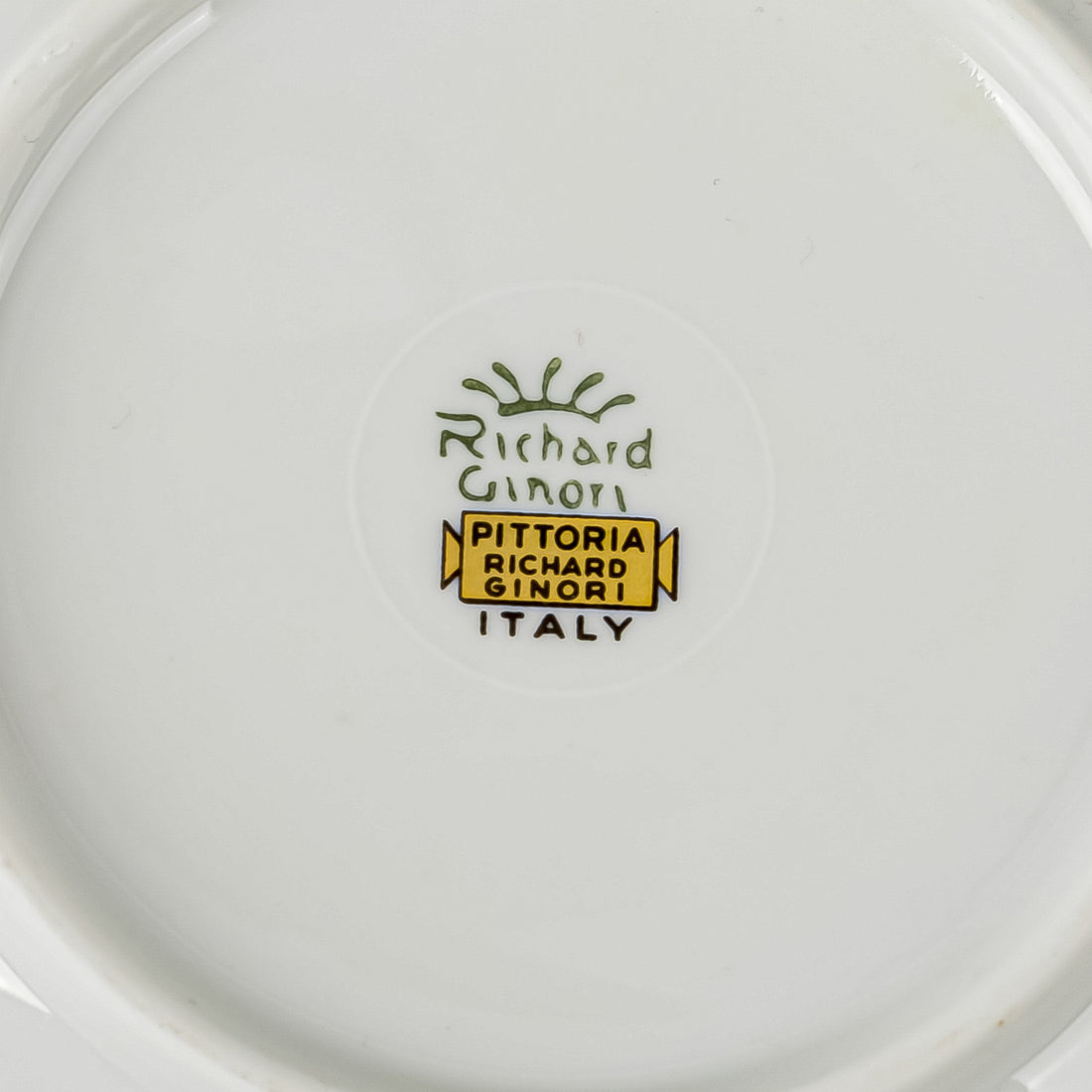 RICHARD GINORI Sienna Rust Coffee Cup & Saucer