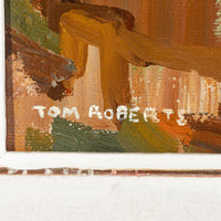 Tom Roberts (Canadian 1908-1998) "October Colour-Carson Lake" Oil on board