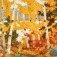 Tom Roberts (Canadian 1908-1998) "October Colour-Carson Lake" Oil on board