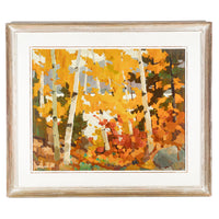 Tom Roberts (Canadian 1908-1998) "October Colour-Carson Lake" Oil on board