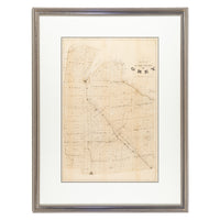 Framed "Map Of The County Of Grey" ca 1880