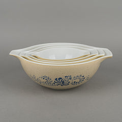 PYREX Homestead Cinderella Mixing Bowl Set 4 Pieces