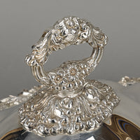 LIPMAN BROS Old English Reproduction Silverplate Covered Entree Dish