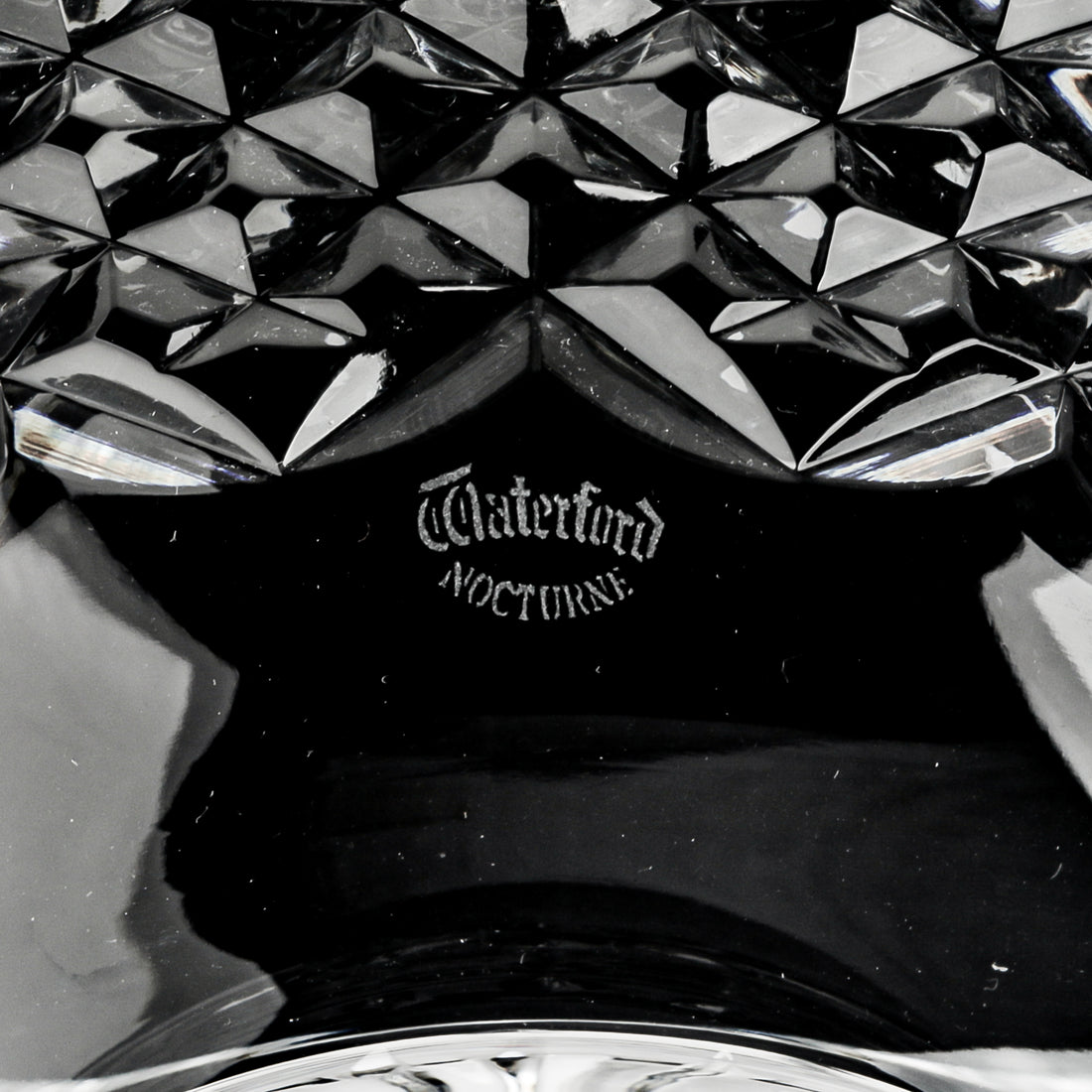 WATERFORD Nocture Cut Crystal Footed Bowl