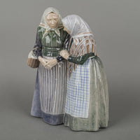 RCOPENHAGEN Figurine Two Women Talking/Gossips 1319