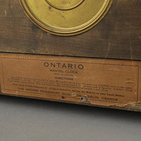 ARTHUR PEQUEGNAT Ontario Model Grecian Style Mantel Clock