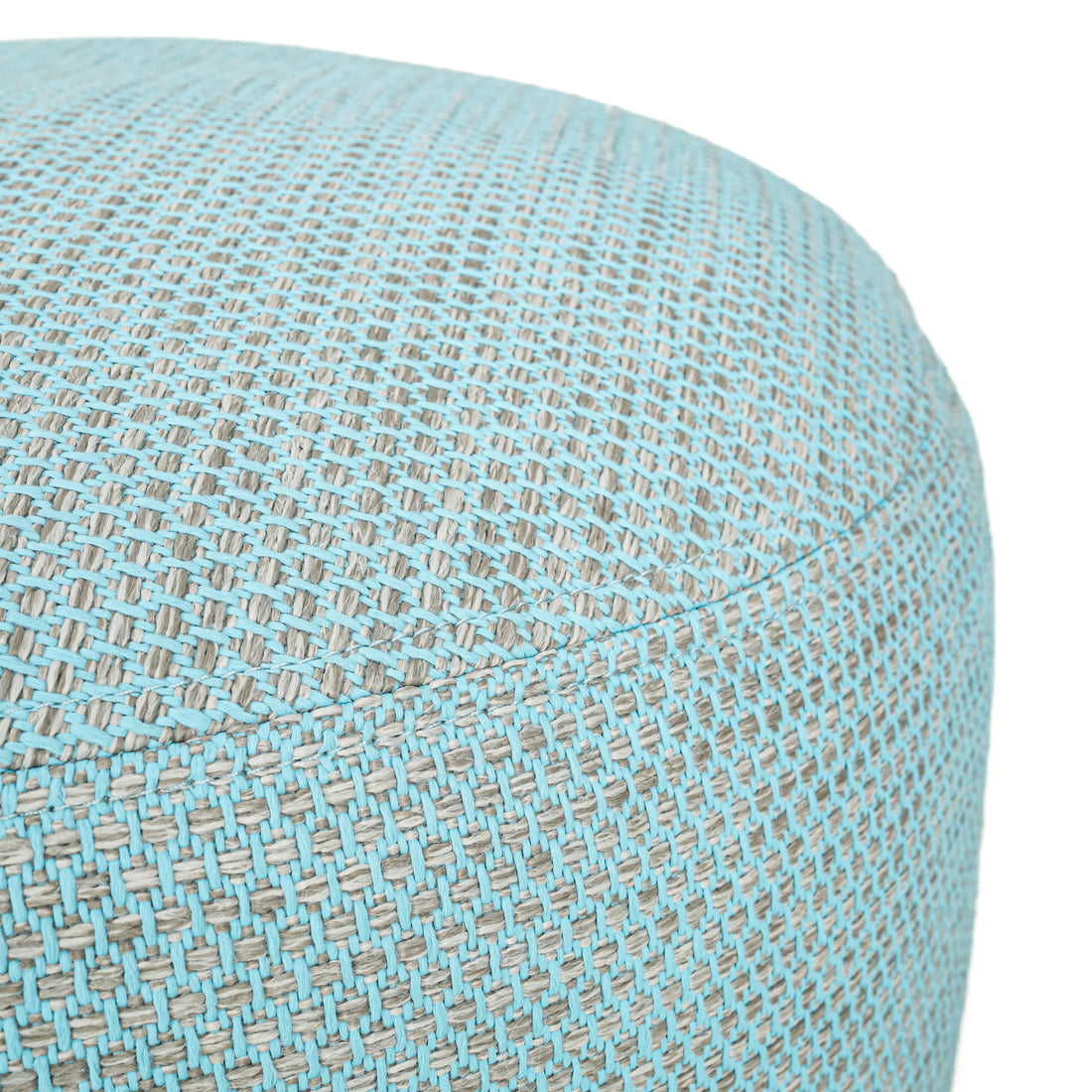 TRIBU Teal Pouf