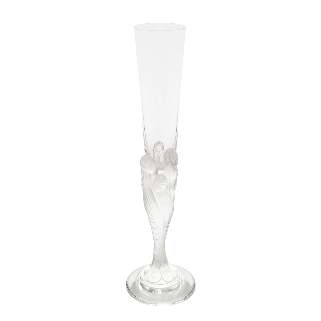 ERTE Majestique Crystal Champagne Flutes Set of 2