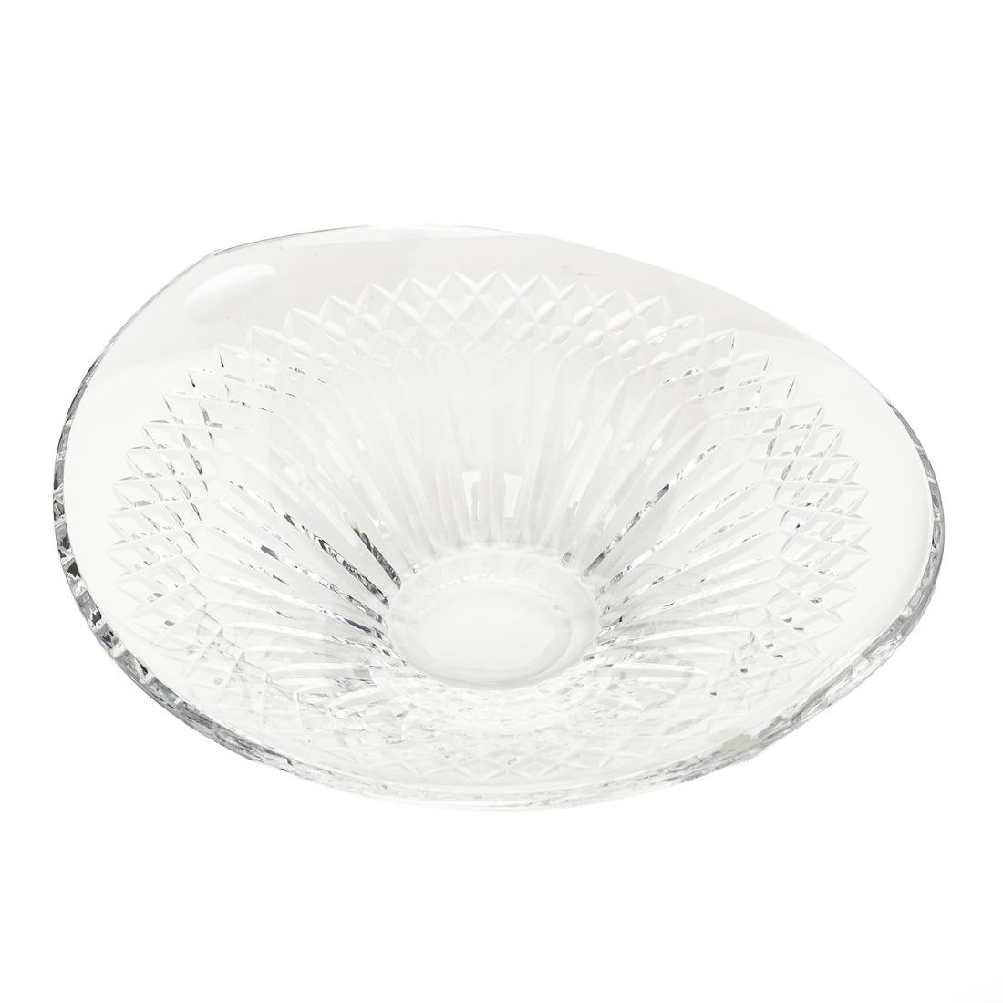 WATERFORD Cut Crystal Centrepiece Bowl with Handles