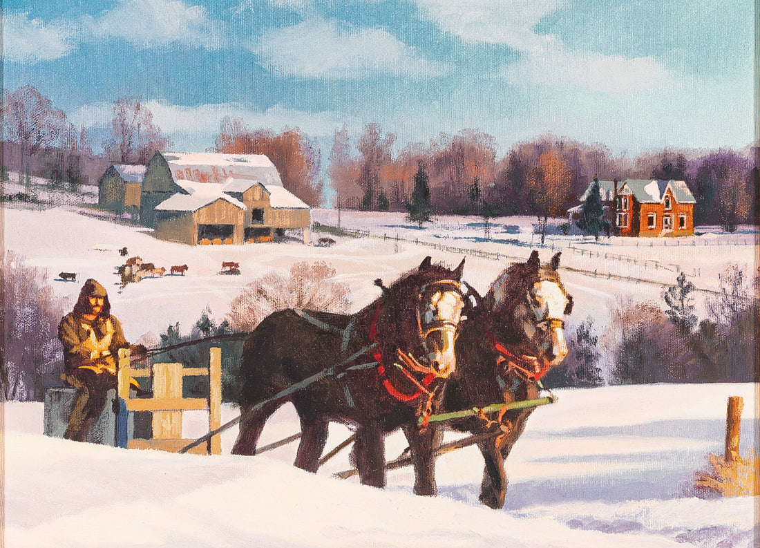 Gerald Sevier (Canadian 1934) "Ontario In The Winter"