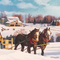Gerald Sevier (Canadian 1934) "Ontario In The Winter"