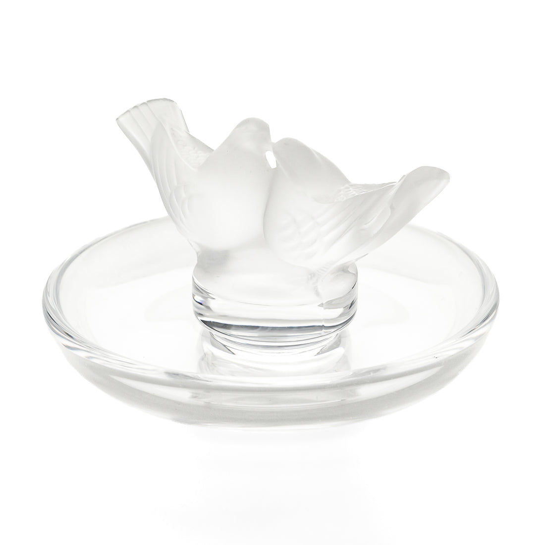 LALIQUE Colombes/Lovebirds Ring Tray
