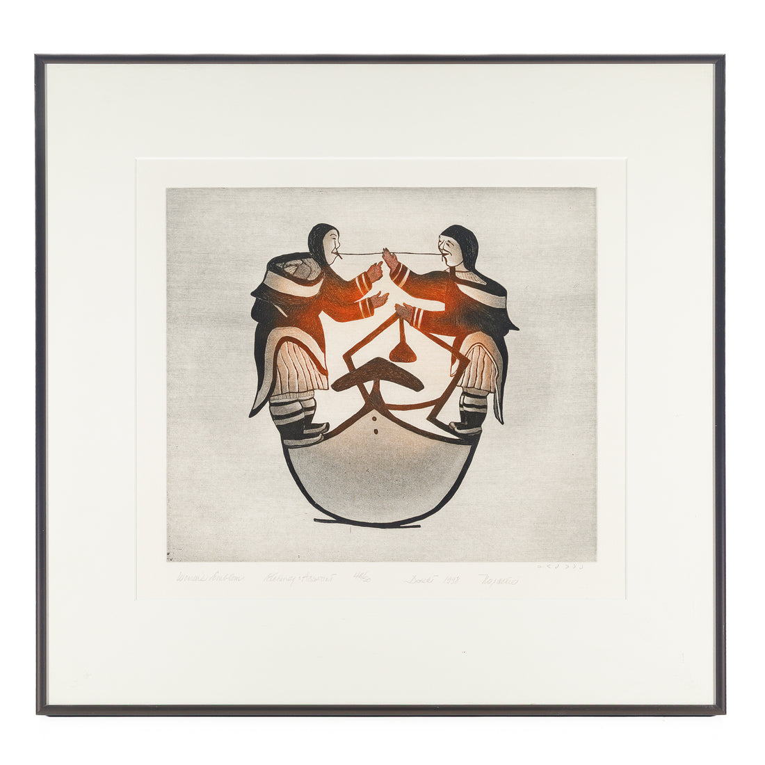 Napatchie Pootoogook (Kinngait (Cape Dorset) 1938-2002) "Women's Emblem"
