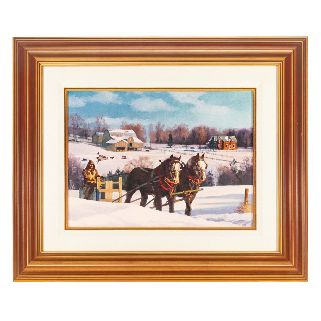 Gerald Sevier (Canadian 1934) "Ontario In The Winter"