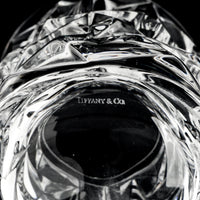 TIFFANY & CO Rock Cut Crystal Beer Mug